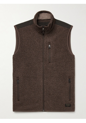 Purdey - Shell-Trimmed Bouclé Gilet - Men - Brown - S