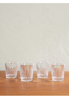 Soho Home - Barwell Set of Four Crystal Rocks Glasses - Men - Neutrals