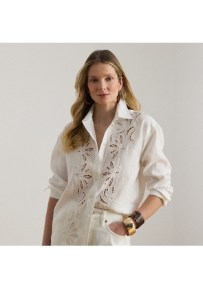 Eyelet Linen Shirt