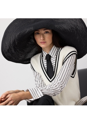 Hemp-Blend Wide-Brim Hat