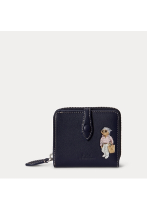 Polo Bear Leather Compact Wallet