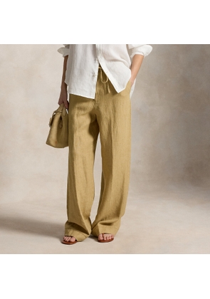 Linen Drawstring Trousers