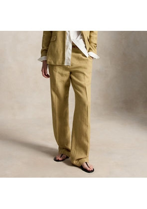 Délavé Linen Relaxed Straight Trouser