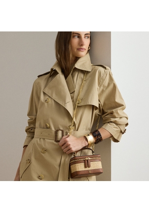 Raffia Small Hallee Crossbody Bag