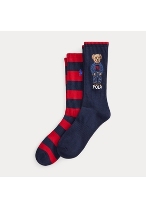 Polo Bear Crew Sock 2-Pack