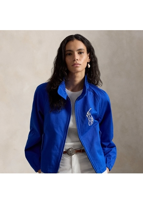 Embroidered Cotton Twill Jacket