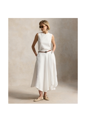 Linen Wrap Skirt
