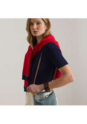 Mini Blaike Washed Denim Shoulder Bag