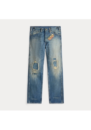 Straight Fit Eastborough Distressed Jean