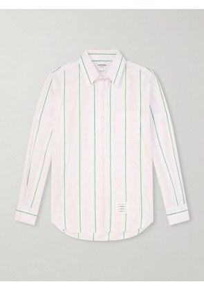 Thom Browne - Striped Button-Down Collar Shirt - Men - Pink - 0