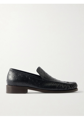 Acne Studios - Boafer Embellished Leather Loafers - Men - Black - EU 40