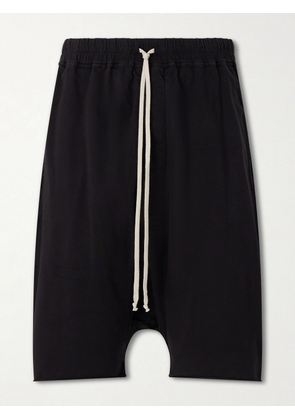 DRKSHDW By Rick Owens - Straight-Leg Cotton-Jersey Shorts - Men - Black - XS