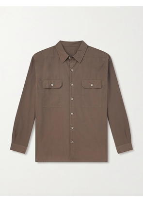 DRKSHDW By Rick Owens - Jumbo Cotton-Ripstop Shirt - Men - Brown - XS