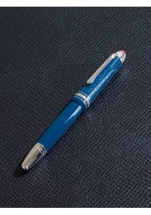 Montblanc - Meisterstück Romeo & Juliet LeGrand Platinum-Plated and Resin Ballpoint Pen - Men - Blue