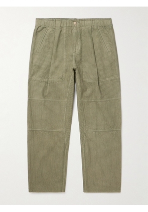 Folk - Assembly Straight-Leg Cotton-Blend Ripstop Trousers - Men - Green - UK/US 30