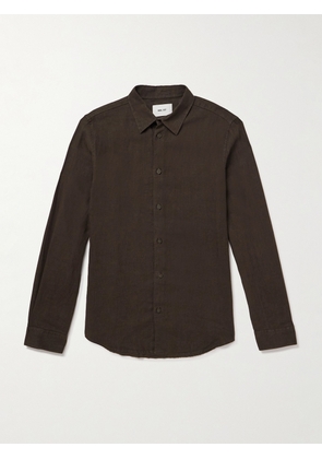NN07 - Enzo 5708 Linen Shirt - Men - Brown - S