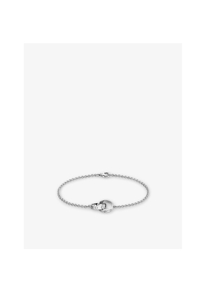 Womens Cartier Love 18ct White-Gold Chain Bracelet