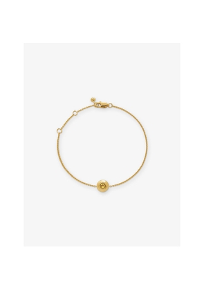 Womens Monica Vinader November Birthstone 18ct Gold Vermeil-Plated Sterling Silver and Citrine Bracelet