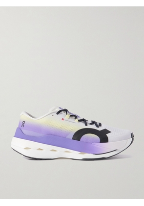 ON - Cloudboom Max Rubber-Trimmed Recycled-Mesh Sneakers - Men - Purple - US Men's 7