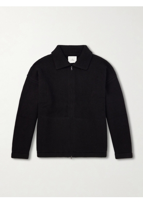 The Elder Statesman - Hunter Cashmere Zip-Up Sweater - Men - Black - S