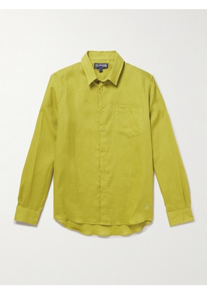 Vilebrequin - Caroubis Linen Shirt - Men - Green - S