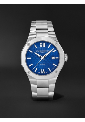Baume & Mercier - Riviera Automatic 42mm Stainless Steel Watch, Ref. No. M0A10620 - Men - Blue