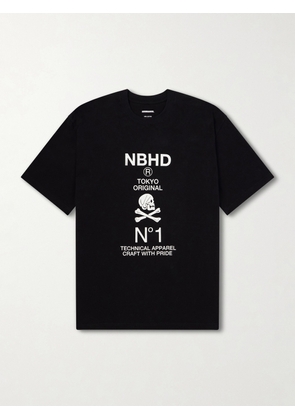 Neighborhood - Printed Cotton T-Shirt - Men - Black - S