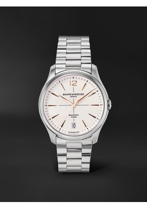 Baume & Mercier - Clifton Automatic 39mm Stainless Steel Watch, Ref. No. 10793 - Men - White