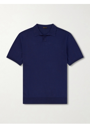 Rubinacci - Cotton Polo Shirt - Men - Blue - IT 46