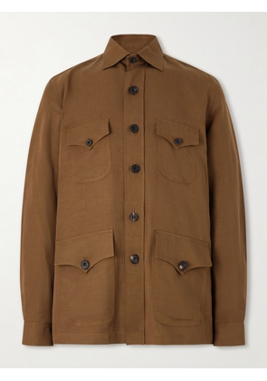Rubinacci - Safari Overshirt - Men - Brown - S