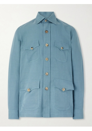 Rubinacci - Safari Overshirt - Men - Blue - S