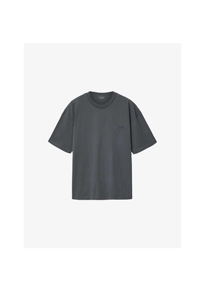 Mens Allsaints Xander Logo-Embossed Short-Sleeve Cotton T-Shirt