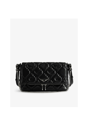 Womens Zadig&Voltaire Rocky II XL Leather Shoulder Bag