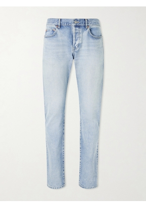 SAINT LAURENT - Straight-Leg Organic Jeans - Men - Blue - UK/US 32