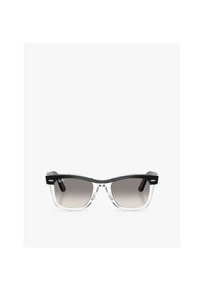 Ray-Ban Rb2240 Wayfarer Rectangle-Frame Acetate Sunglasses