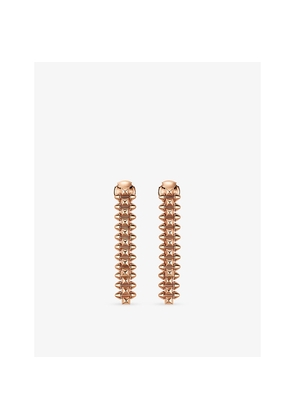 Clash De Cartier 18ct Rose-Gold Pendant Earrings