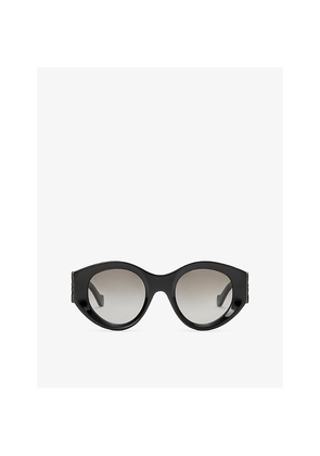 Womens Loewe Butterfly-Frame Acetate Sunglasses