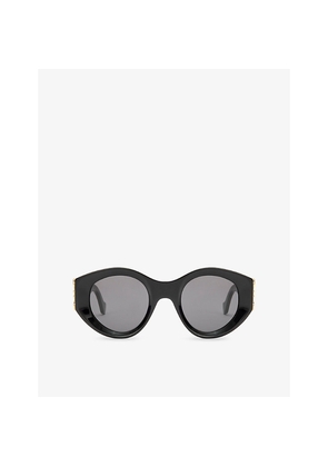 Womens Loewe Butterfly-Frame Acetate Sunglasses