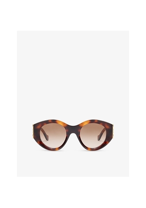 Womens Loewe Butterfly-Frame Acetate Sunglasses