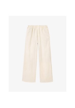 Mens Allsaints Sabbath Elasticated-Waist Cord Cotton Trousers