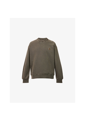 Mens Carhartt WIP Nelson Faded Cotton-Jersey Sweatshirt