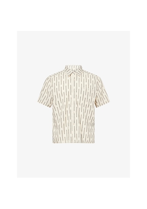 Mens Percival Nancy Boxy-Fit Cotton Shirt