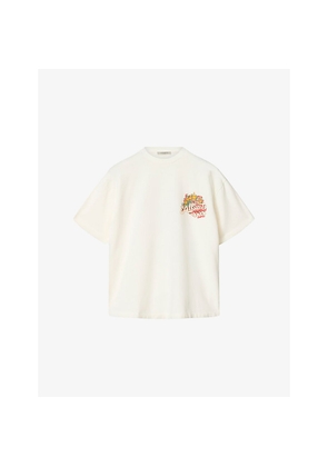 Womens Allsaints Roque Etta Graphic-Print Relaxed Cotton T-Shirt