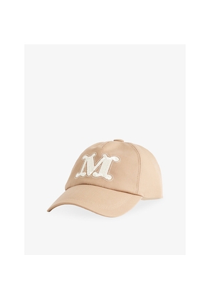 Womens Max Mara Brand-Embroidered Cotton Baseball Cap