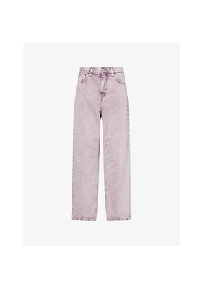 Womens Carhartt WIP Brandon Wide-Leg Denim Jeans