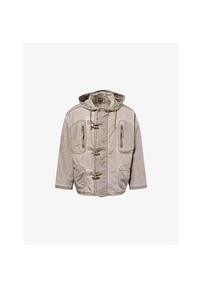 Mens Braindead Multi-Pocket Toggle Woven Jacket