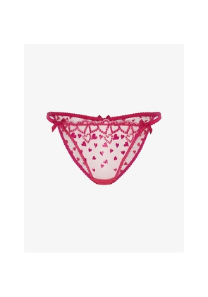 Womens Agent Provocateur Rozann Tulle Brazilian Briefs