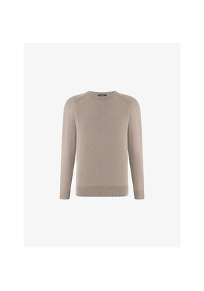 Mens Boggi Crewneck Cotton, Silk and Cashmere Jumper