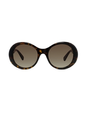 Stella McCartney Falabella Sunglasses in Dark Havana & Gradient Brown - Chocolate. Size all.