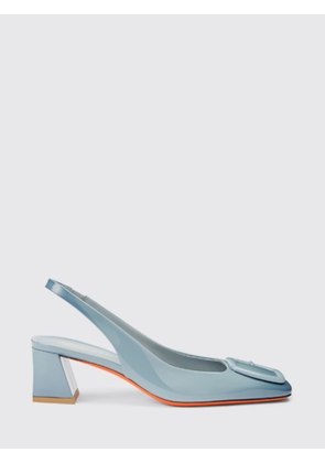 Pump SANTONI Woman color Gnawed Blue